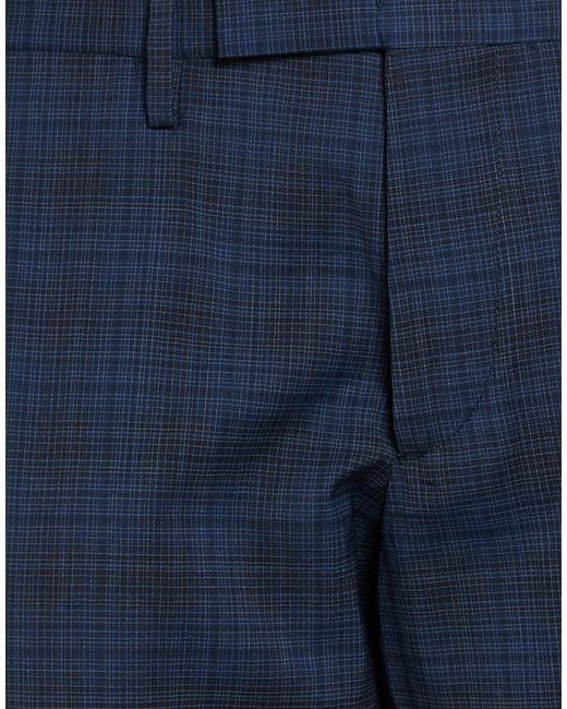 Michael Coal Blue Pants Virgin Wool, Elastane for men
