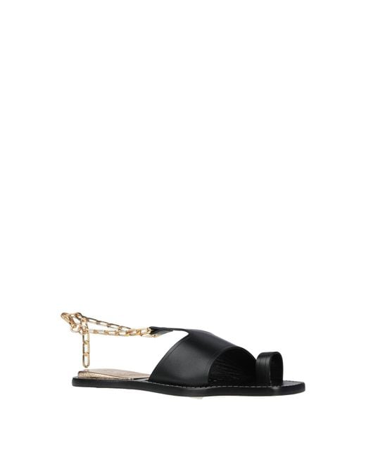 Sandro White Toe Post Sandals