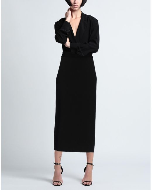 Dolce & Gabbana Black Midi Skirt