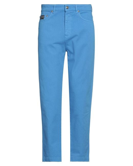 Versace Blue Pants for men