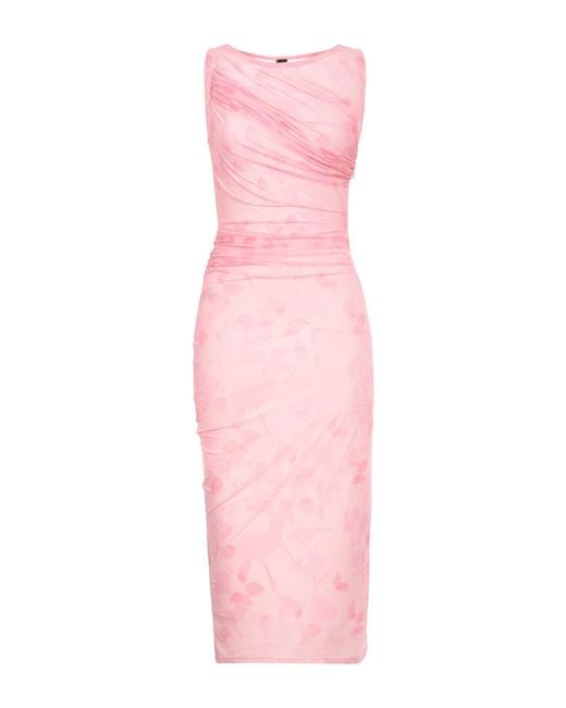 Blumarine Pink Midi Dress