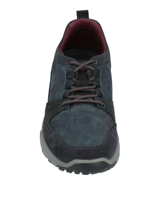 Igi&co Black Midnight Sneakers Leather, Textile Fibers for men