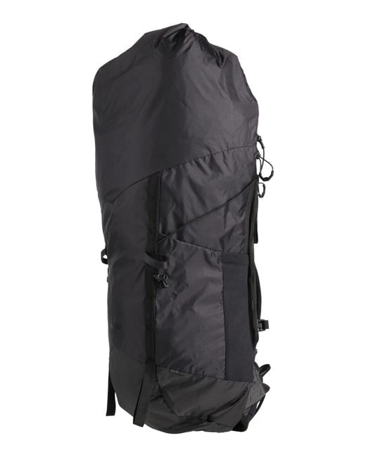 Jack Wolfskin Black Charcoal Backpack Textile Fibers
