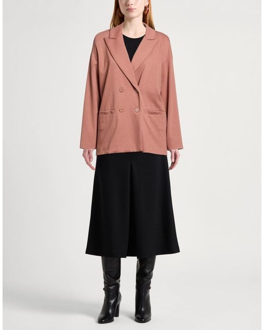ViCOLO Pink Light Blazer Viscose, Polyamide, Elastane