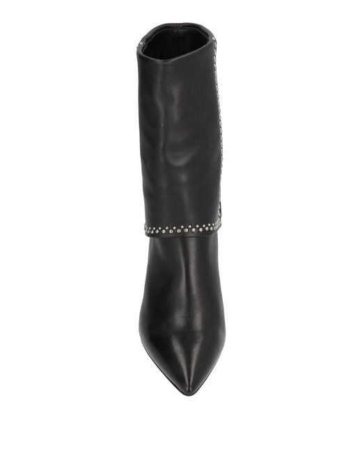 Tosca Blu Black Ankle Boots Leather