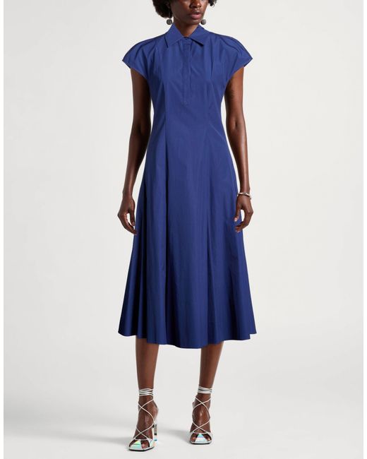 MAX&Co. Blue Midi Dresses