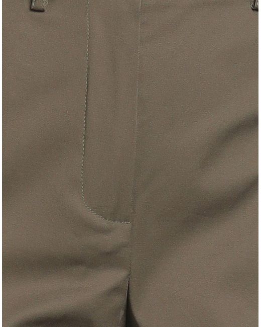 ANNA PALMER LOS ANGELES Gray Military Pants Cotton, Elastane