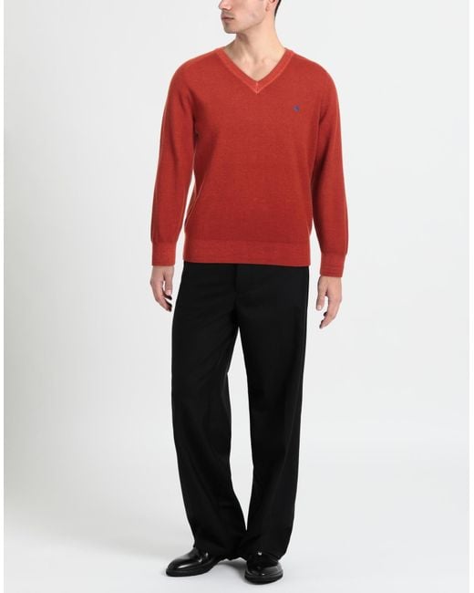 Pullover Brooksfield de hombre de color Red
