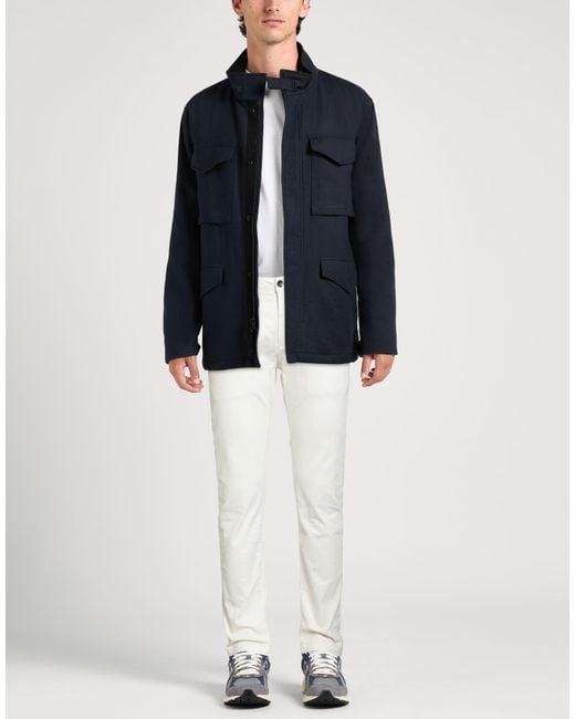 Yan Simmon White Light Pants Cotton, Elastane for men