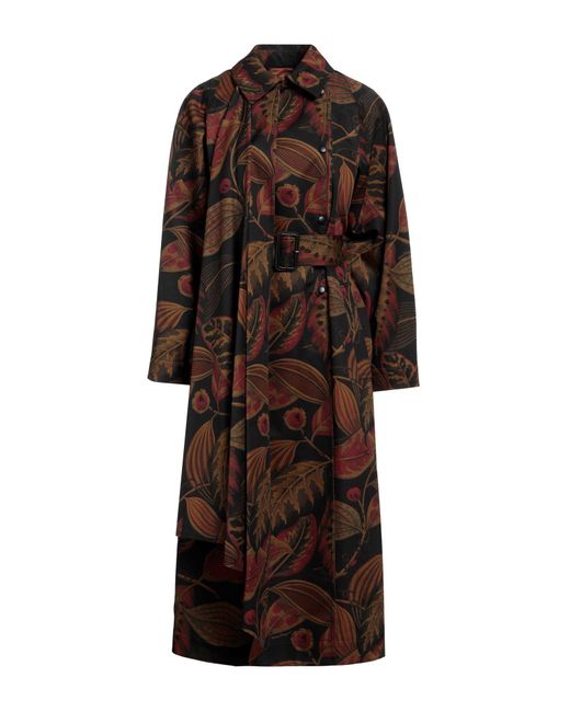 Ferragamo Brown Overcoat & Trench Coat