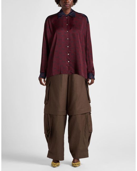 Ottod'Ame Purple Caring Shirt Viscose
