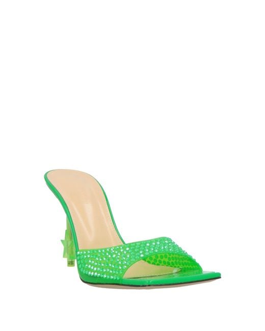 Mach & Mach Green Sandals Pvc