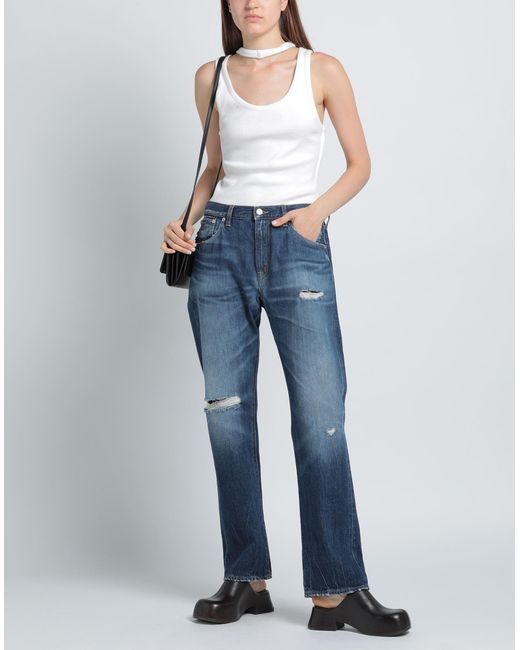 People Blue Denim Trousers