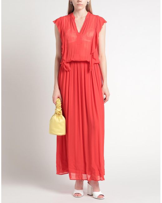 8pm Red Maxi Dress