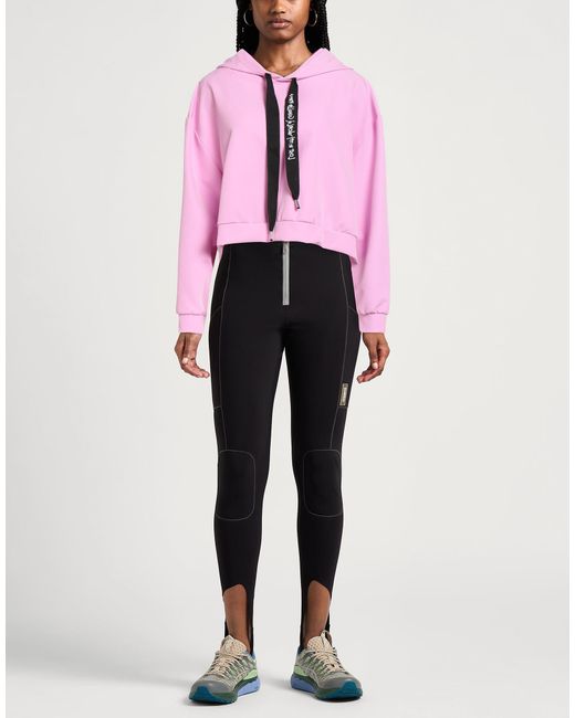 Gaelle Paris Pink Sweatshirt Polyester, Elastane
