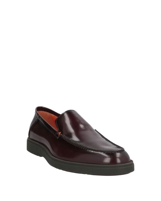 Santoni Brown Loafers for men