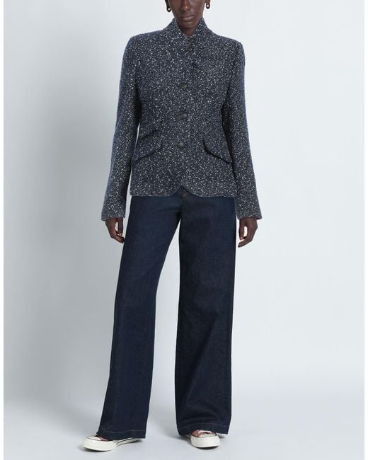 Rag & Bone Blue Blazer Wool, Polyester, Acrylic, Nylon