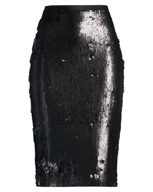 Alpha Studio Black Midi Skirt