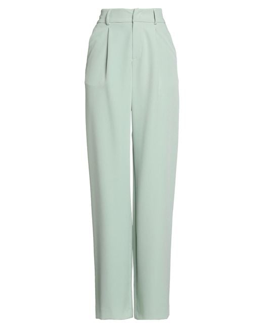 hinnominate Green Pants Polyester, Elastane
