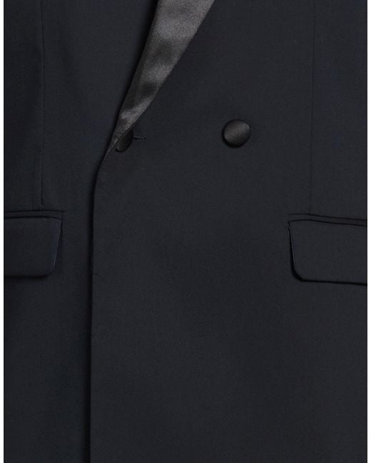 MARSĒM Black Blazer Polyester, Viscose, Elastane for men
