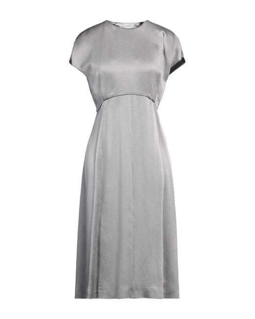 Robe midi Agnona en coloris Gray