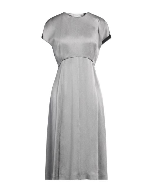Agnona Gray Midi-Kleid