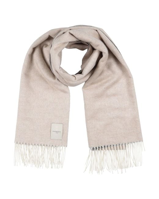 Sciarpa di Piacenza Cashmere in Natural da Uomo