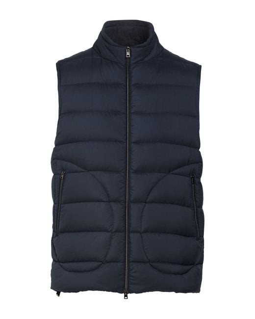 Herno Blue Puffer Polyamide for men