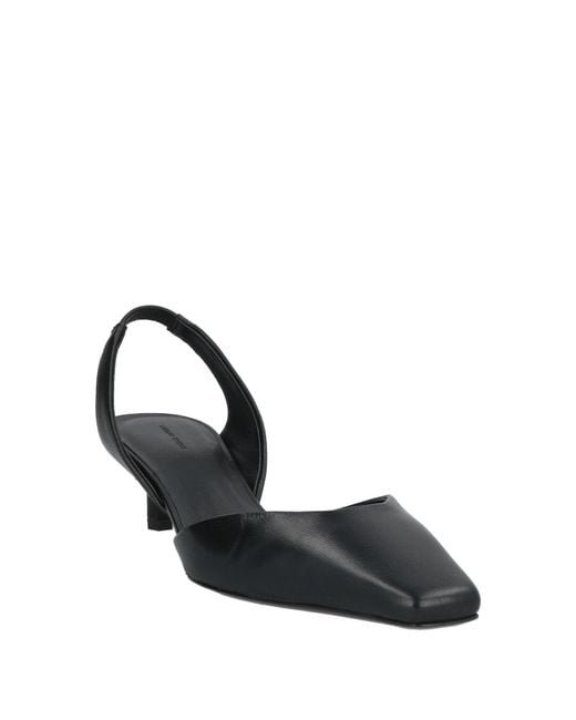 Loulou de Saison Black Pumps Leather