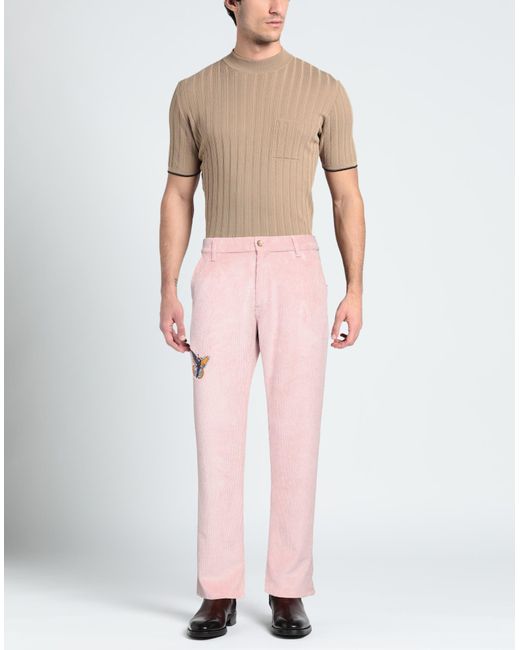 PAS DE MER Pink Pants for men