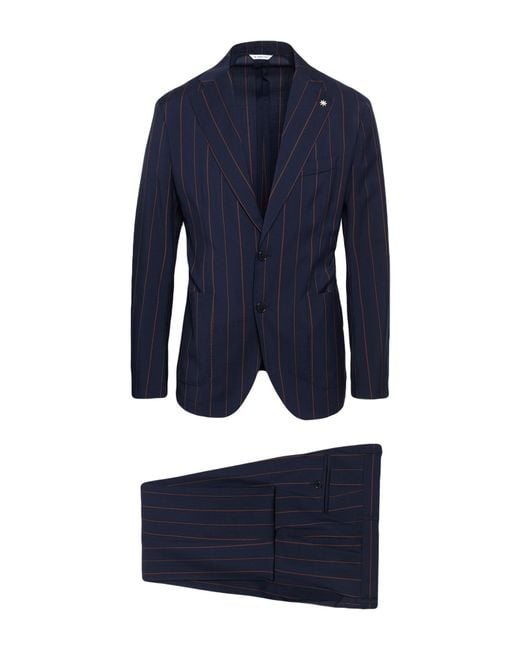Manuel Ritz Blue Suit for men