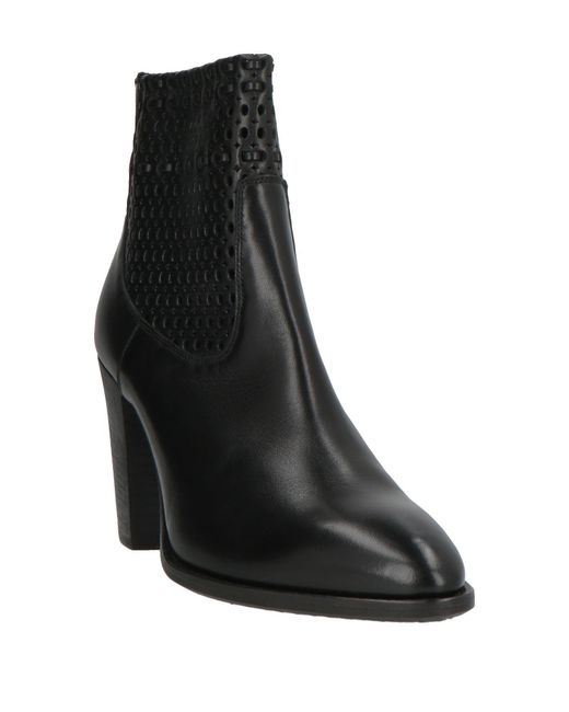Pantanetti Black Ankle Boots Leather