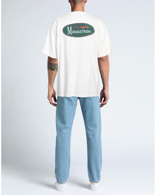Manastash White T-shirt for men