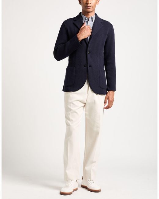Lardini Blue Blazer Cashmere for men