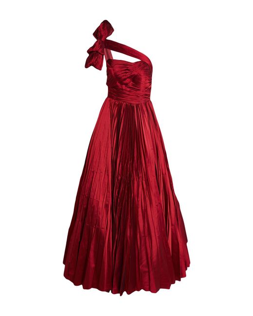 Tarik Ediz Red Maxi Dress Polyester