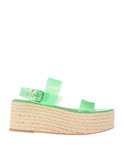 Ras Green Sandals