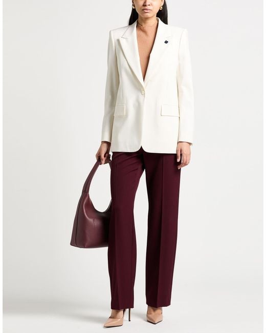 Lardini Natural Blazer Wool, Elastane