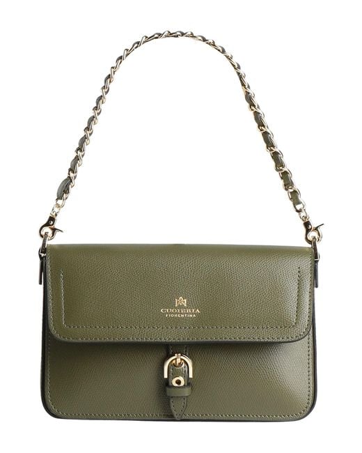 CUOIERIA FIORENTINA Green Handbags