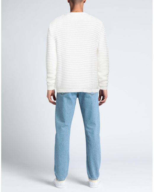 Canali White Sweater for men