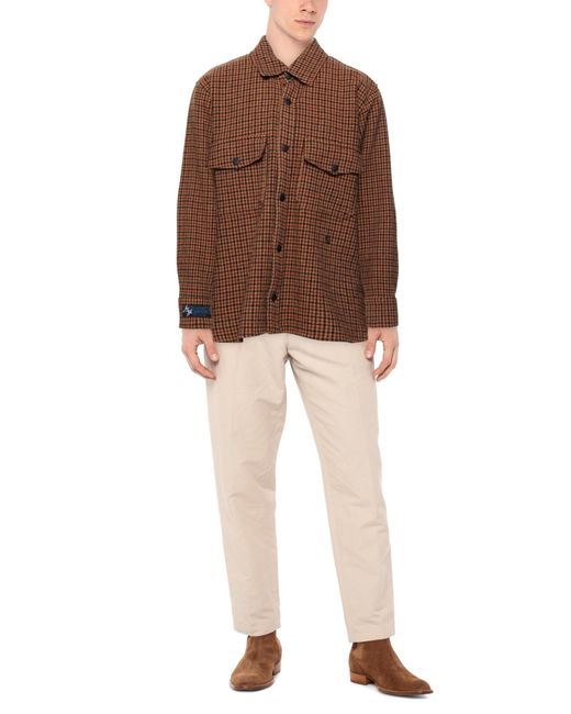 MSGM Brown Shirt for men
