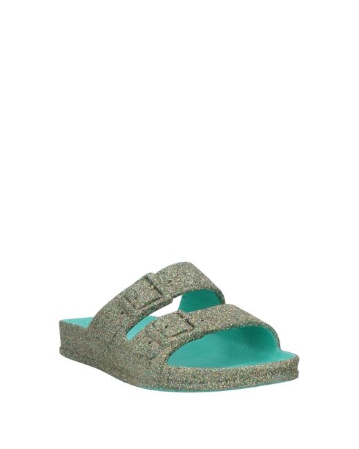 CACATOES Green Sandals