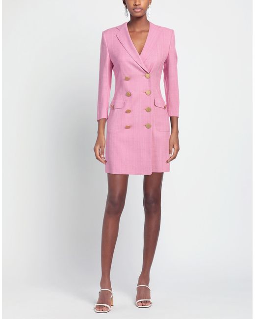 Tagliatore 0205 Pink Mini Dress