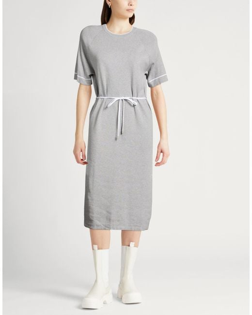 Peserico Gray Midi Dresses