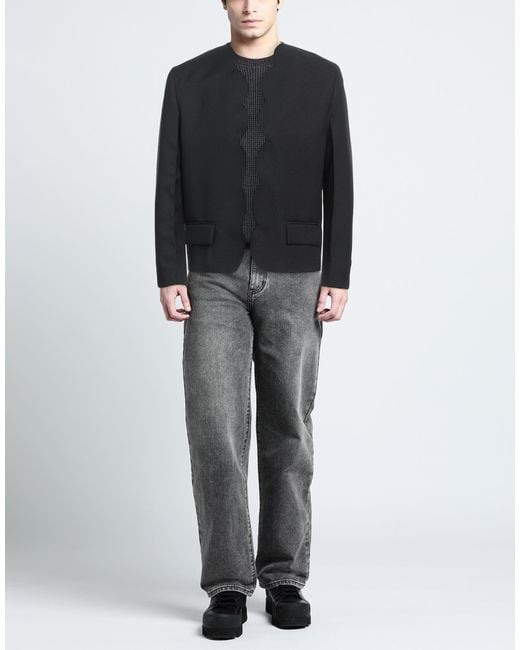 Random Identities Black Jacket Polyester for men