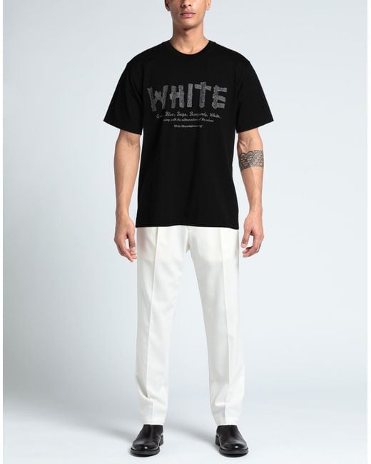 White Mountaineering Black T-shirt for men