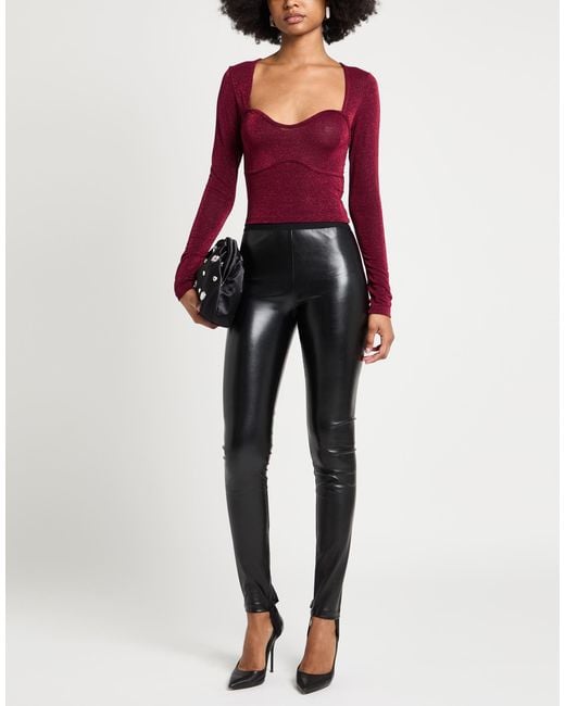 Cristinaeffe Red Garnet Sweater Viscose, Polyester, Elastane
