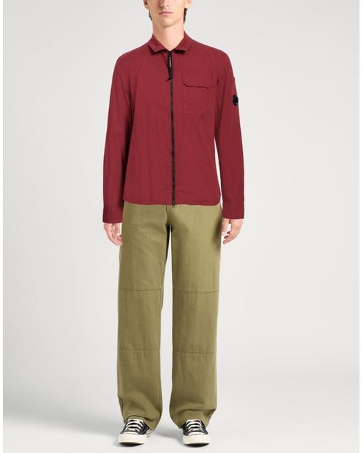 C P Company Red Shirt for men
