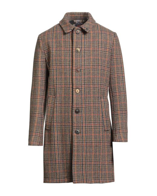 Bob Brown Taupe Coat Wool for men