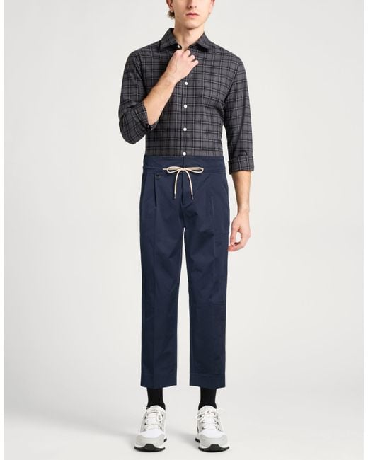 BE ABLE Blue Pants Cotton, Elastane for men