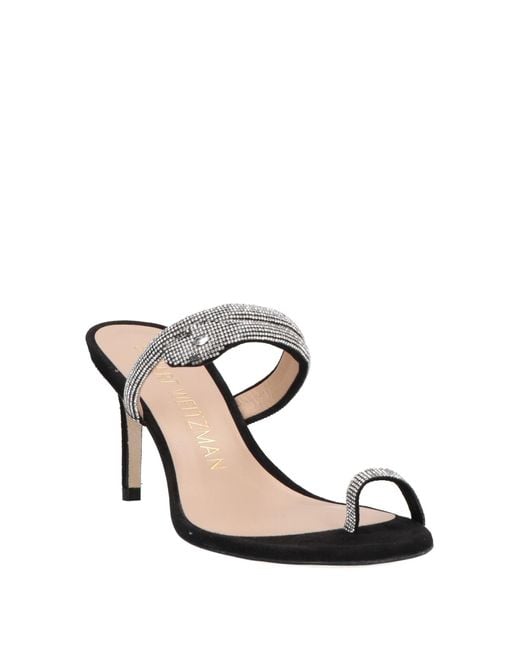 Stuart Weitzman White Thong Sandal